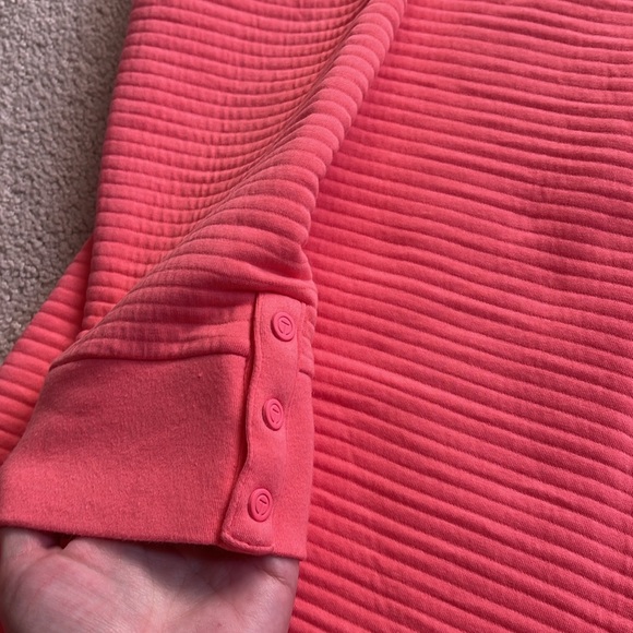 Coral Turtleneck Top Size Small - Picture 3 of 5
